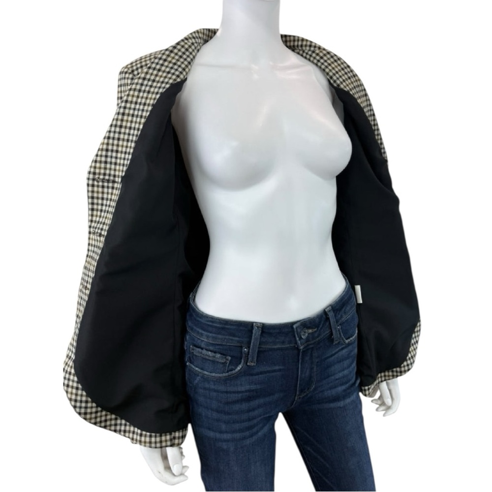 Robert Kitchen Vintage Plaid Blazer Jacket Size 8 M0751 - Picture 6 of 14